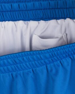 RECORD II pantaloncino unisex – azzurro
