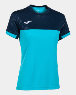 MONTREAL maglia – turchese fluo/blu