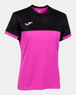 MONTREAL maglia – rosa fluo/nero