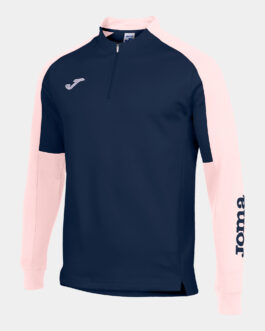 ECO-CHAMPIONSHIP felpa mezza zip – blu/rosa