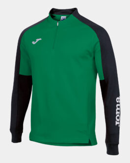 ECO-CHAMPIONSHIP felpa mezza zip – verde/nero