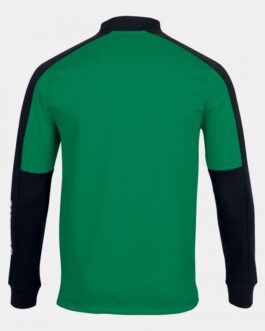 ECO-CHAMPIONSHIP felpa mezza zip – verde/nero