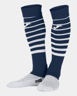 PREMIER II calze senza piede – blu/bianco