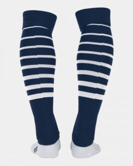 PREMIER II calze senza piede – blu/bianco
