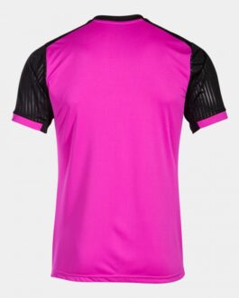 MONTREAL maglia – rosa fluo/nero