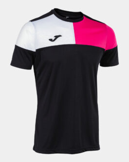 CREW V maglia – nero/rosa fluo