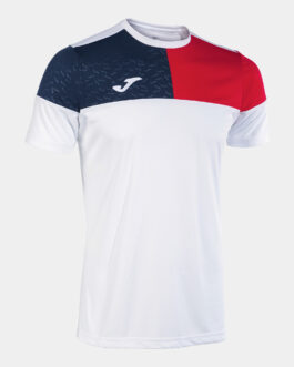 CREW V maglia – bianco/rosso