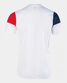 CREW V maglia – bianco/rosso