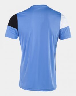 CREW V maglia – celeste scuro/nero