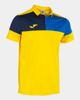CREW V polo – giallo/azzurro/blu