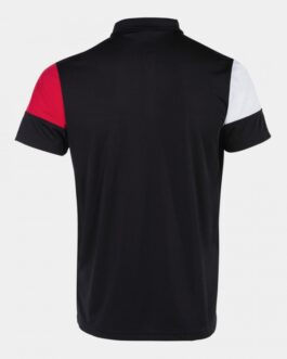 CREW V polo – nero/rosso/bianco
