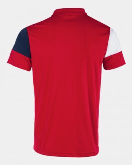 CREW V polo – rosso/blu/bianco