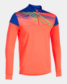 ELITE X felpa – arancione fluo/azzurro