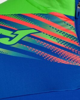 ELITE X felpa – azzurro/verde fluo