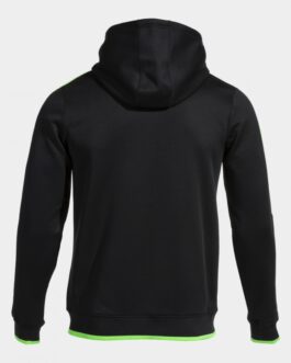 OLIMPIADA giacca con cappuccio – nero/verde fluo