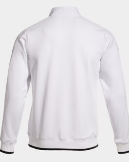 OLIMPIADA felpa con mezza zip – bianco
