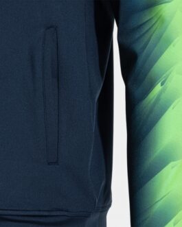 ELITE XI felpa con cappuccio – blu/verde fluo