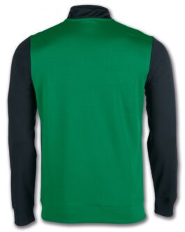 WINNER felpa mezza zip – verde/nero