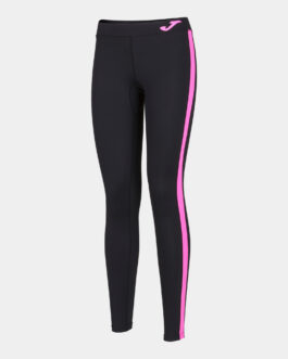 ASCONA leggings – nero/rosa fluo
