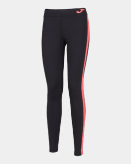 ASCONA leggings – nero/corallo fluo