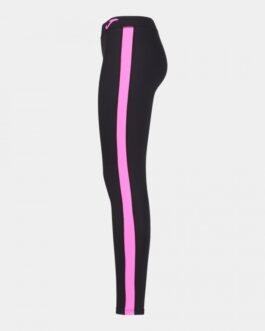 ASCONA leggings – nero/rosa fluo