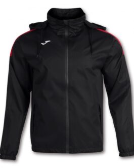 TRIVOR impermeabile – nero/rosso
