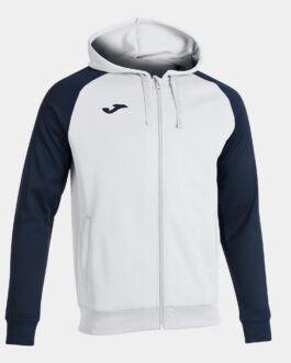 ACADEMY IV giacca con cappuccio – bianco/blu