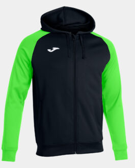 ACADEMY IV giacca con cappuccio – nero/verde fluo