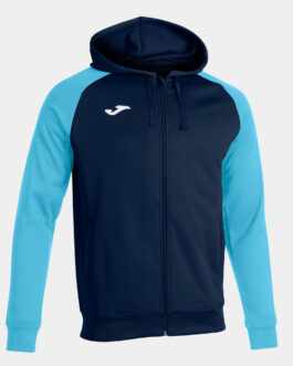 ACADEMY IV giacca con cappuccio – blu/turchese fluo