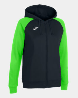 ACADEMY IV giacca con cappuccio – nero/verde fluo