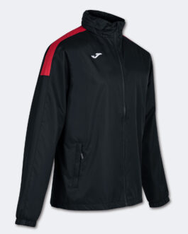 TRIVOR impermeabile – nero/rosso