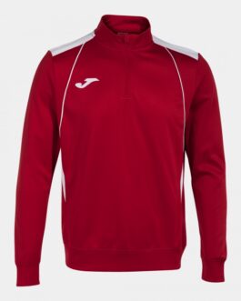 CHAMPIONSHIP VII felpa mezza zip – rosso/bianco