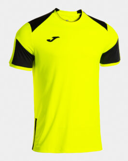 DANUBIO IV maglia maniche corte – giallo fluo/nero/antracite