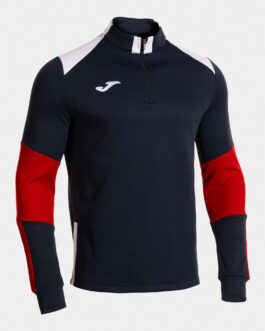 DANUBIO IV felpa mezza zip – blu/bianco/rosso