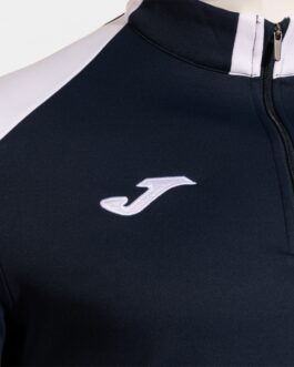 DANUBIO IV felpa mezza zip – nero/bianco/antracite