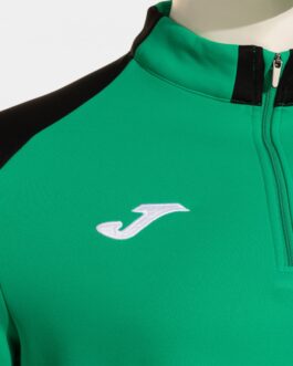 DANUBIO IV felpa mezza zip – verde/nero/antracite
