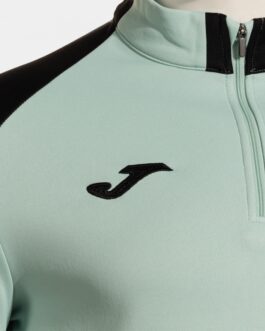DANUBIO IV felpa mezza zip – grigio chiaro/nero/antracite