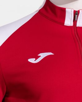 DANUBIO IV felpa mezza zip – rosso/bianco/blu