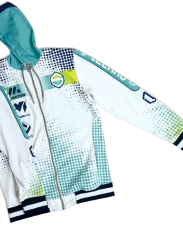 Felpa con zip maschile
