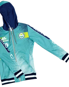Felpa con zip femminile