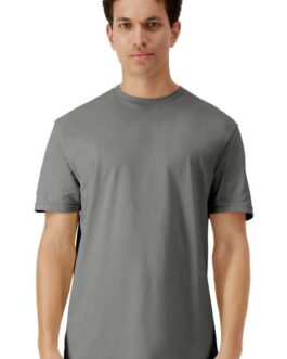 Light Cotton maglia girocollo manica corta – colore CHARCOAL