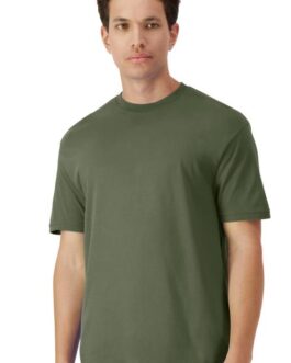 Light Cotton maglia girocollo manica corta – colore MILITARY GREEN