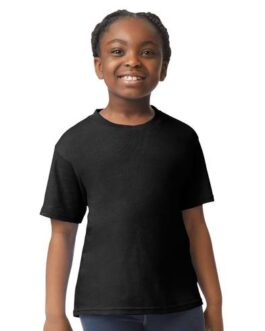 Light Cotton maglia bambino girocollo manica corta – colore BLACK